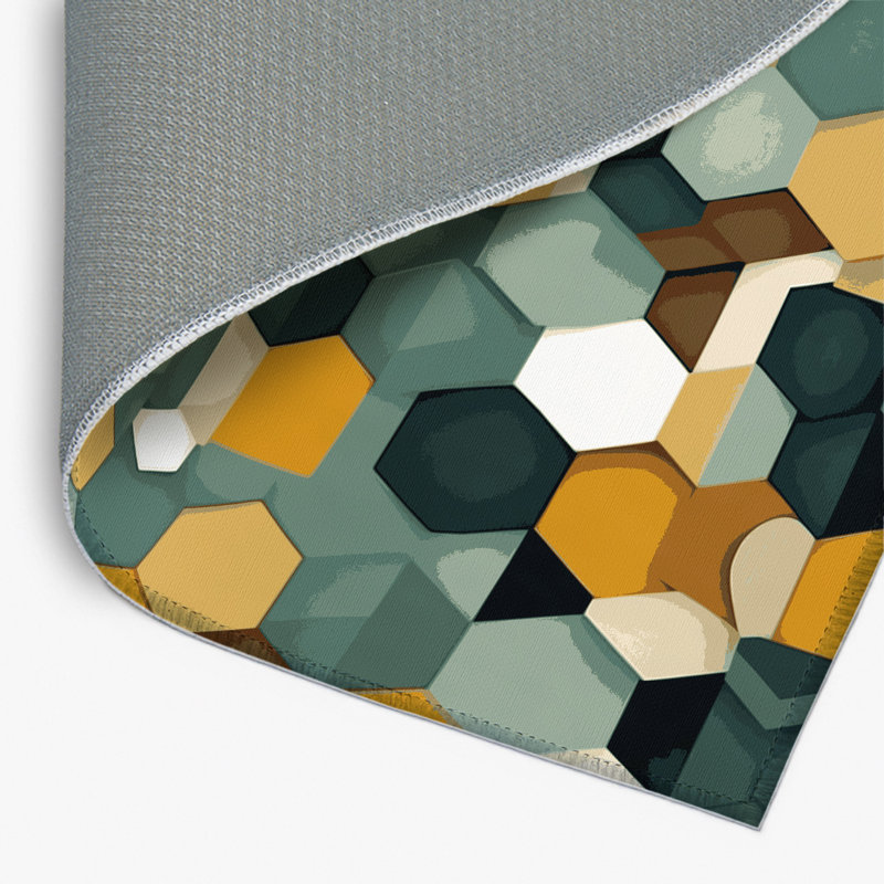 Earthy Patterns Indoor And Outdoor Area Rug, Rectangle 1 pi 6 po x 2 pi 6 po