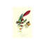 Parakeeto On Coffee Bush Print by Porter Design-26926792-26926795