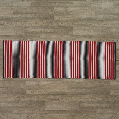 Oyama Cotton Striped Indoor Rug