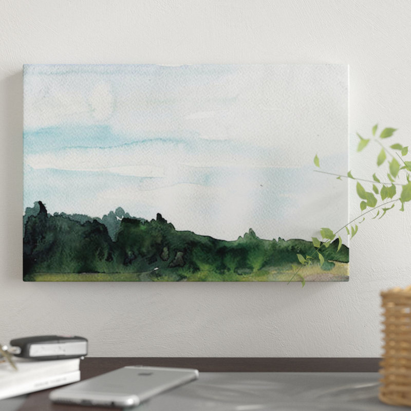 « into the thé », reproduction d’impression sur toile, H 26 po x l 40 po x P 1,5 po, Toile tendue, Pas de tapis