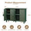 Armoire de rangement décorative avec 4 portes Gwennan-713519960