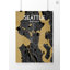 Seattle City Map - No Frame Print-21278860