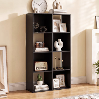 Bibliothèque à 8 cubes, tablette de rangement décorative