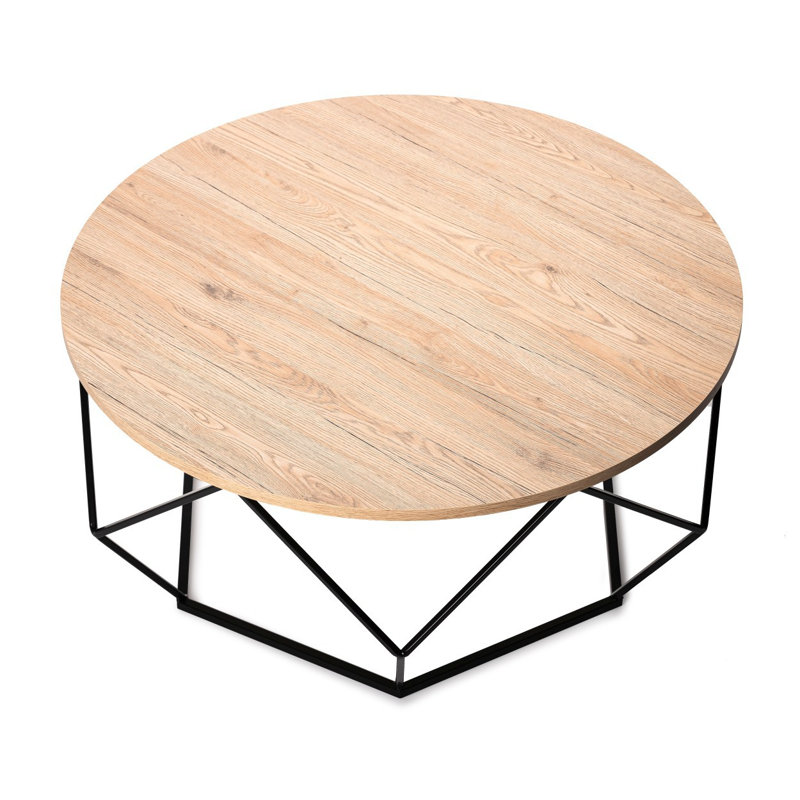 Alekos Abstract Coffee Table, Brown