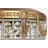 6-Light Antiqued Gold Beaded Crystal Chandelier-1343381794-1386320043