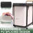 230L (60 Gal) Extra Large Fashion Laundry Sorter 3 Section With Lid, Rolling Laundry Basket Hamper With Handle, White
