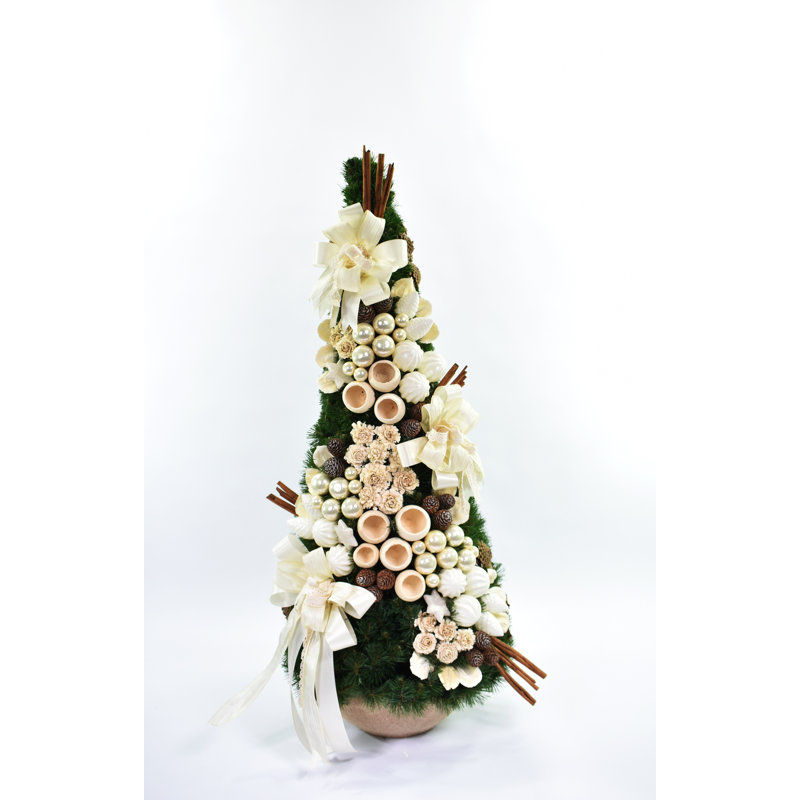 Artificial Pine Christmas Tree, 3.61ft H x 1.48ft W x 1.48ft D