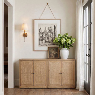 Gerardi Solid Wood And Oak Veneer Sideboard/Buffet