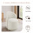 Upholstered Modern Light Sand Chenille Barrel Swivel Side Dining Chair-111969059