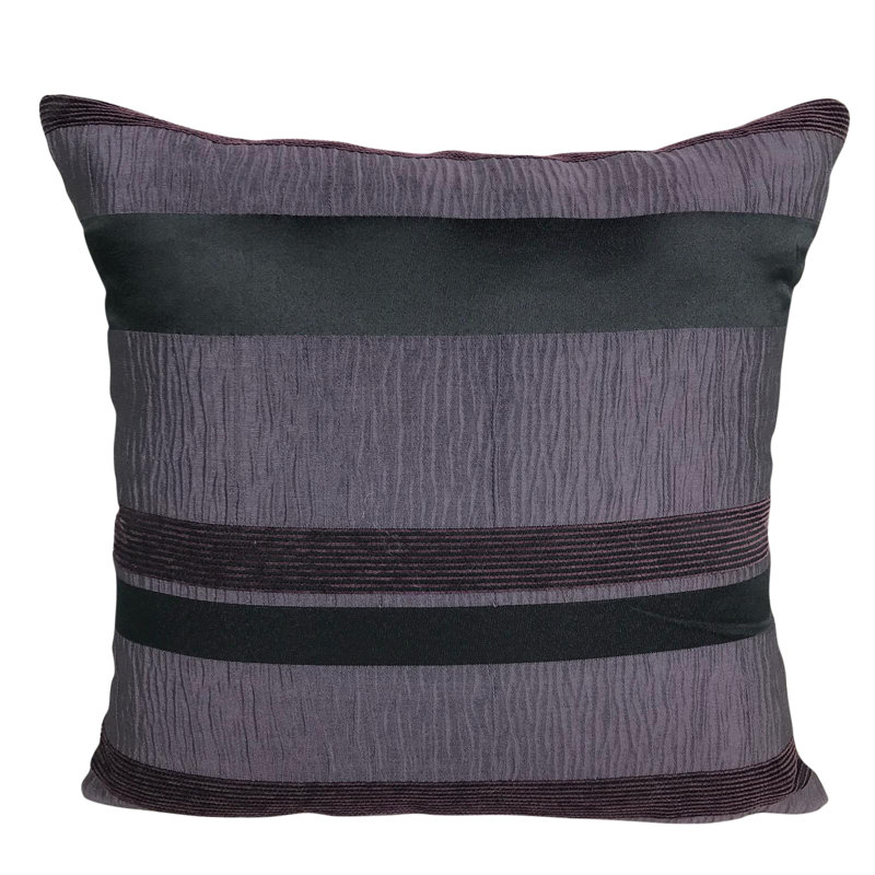 Capricorn Striped Square Throw Pillow Cover
