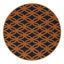 Machine Washable Trellis Brown Area Rug