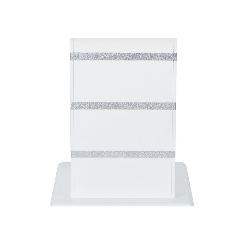 Table de bar ultrabrillante, Blanc