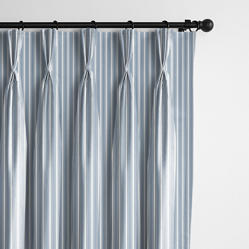 Ruben Stripe, 20" W x 96" L, Cornflower