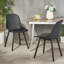 ensemble de 2 chaises de patio sans accoudoirs avec pieds robustes
