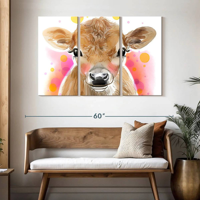 Vache Brampt, H 32 po x l 50 po