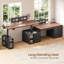 Bureau assis-debout électrique en forme de L de style ferme de 23,6 po de profondeur-561858227-797175869