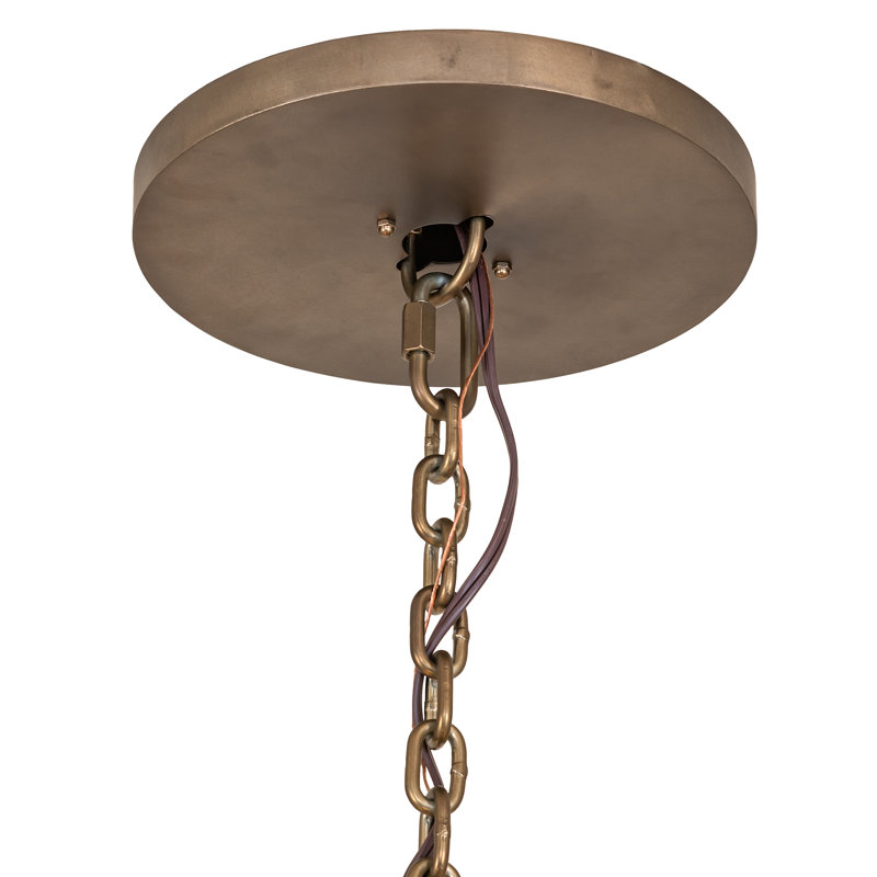 20 - Light Chandelier, Antique Copper
