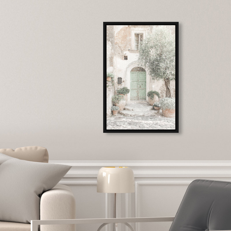 Mint Door I Canvas Architecture Print by Oliver Gal, Black Frame, 10 x 15, 10"H x 15"W, Gallery Wrapped