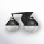 Kyoto 2 Light Seeded Dimmable Vanity Light