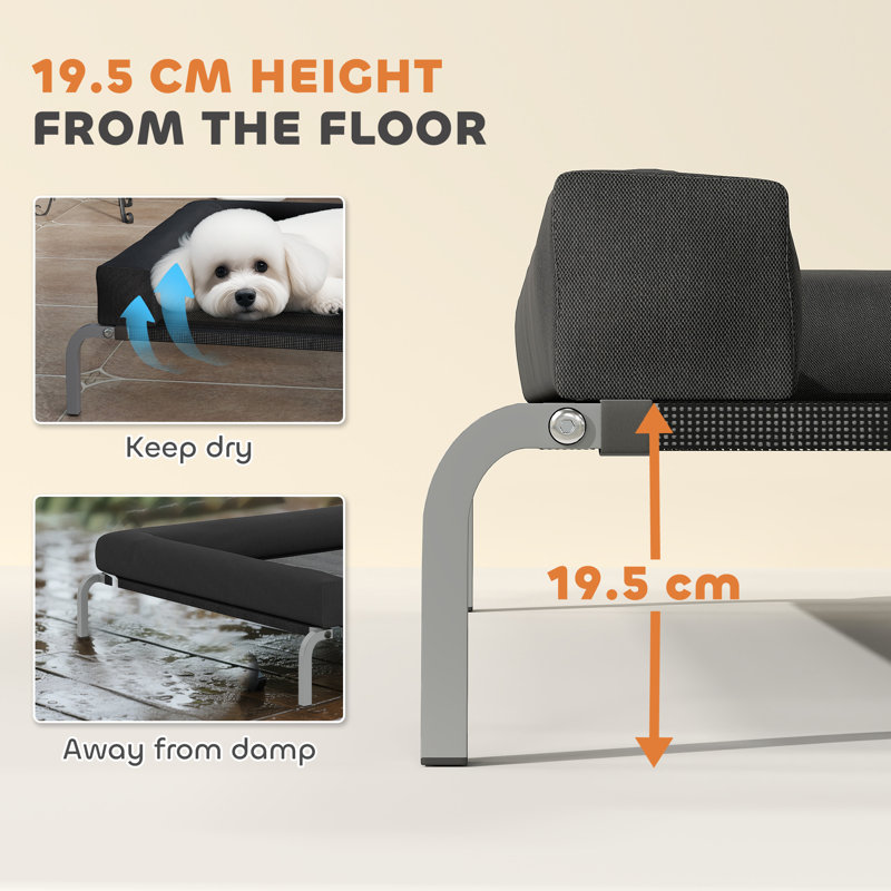 Polyester Pet Bed, 30cm H x 90cm W x 65cm D
