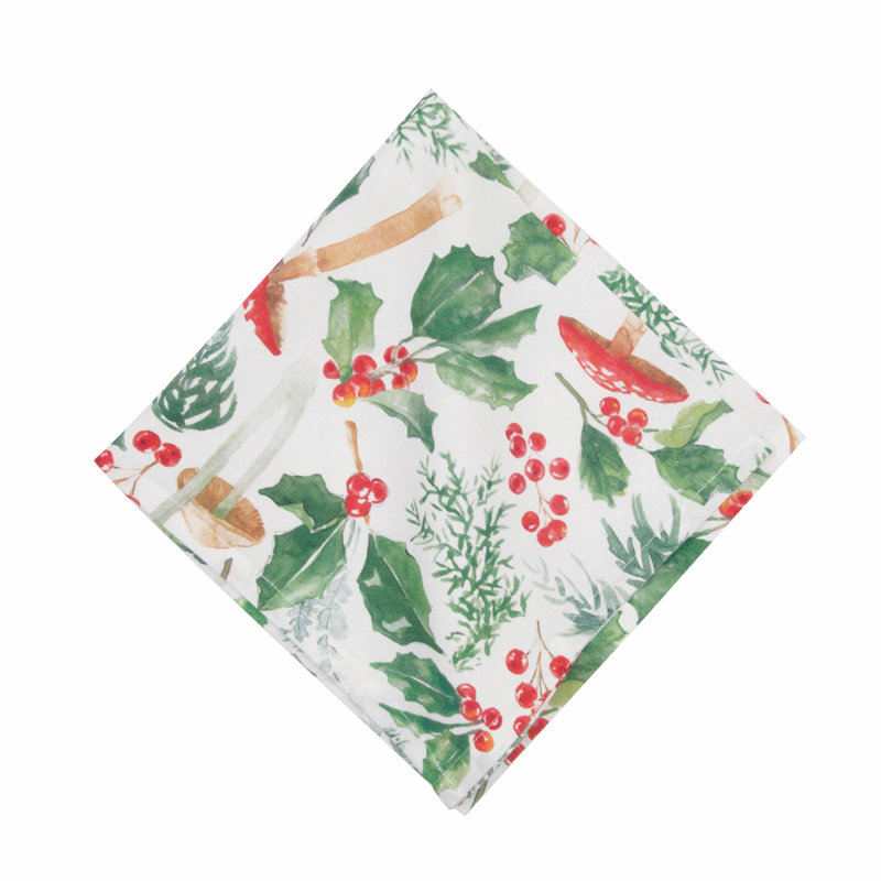 Mushroom Meadow Napkin S/6