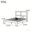 Structure de lit plateforme en bois, sans bruit, sans sommier-1518462126
