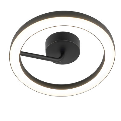 Franke 18'' LED Flush Mount - Black