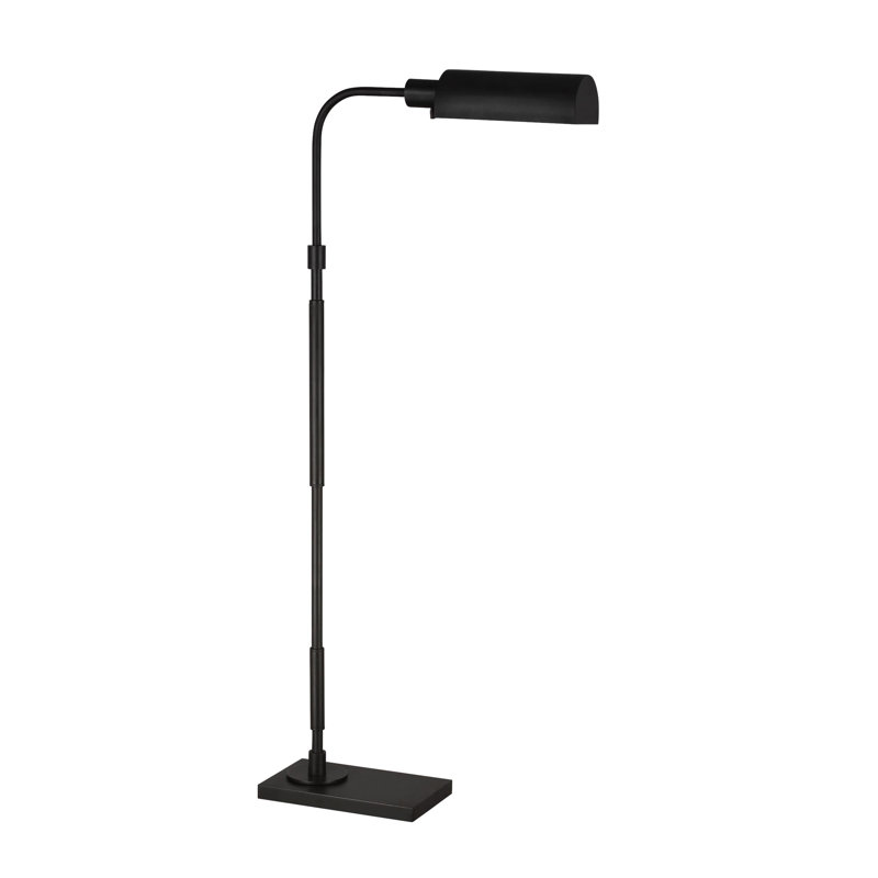 Kenyon Task Floor Lamp, Aged Iron