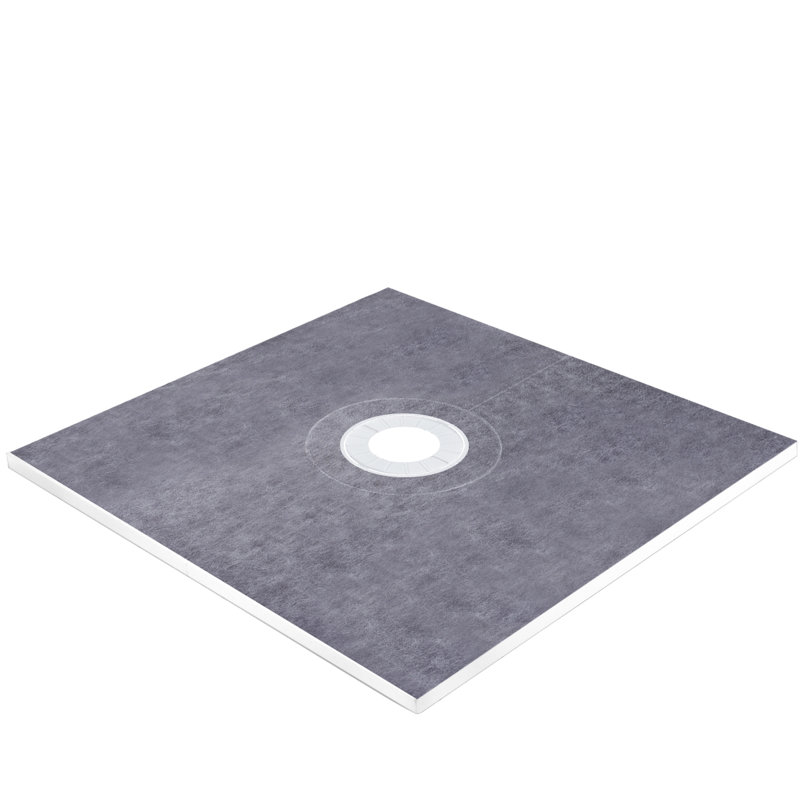 Ensemble de bordure de douche en PVC l 48 po x P 48 po