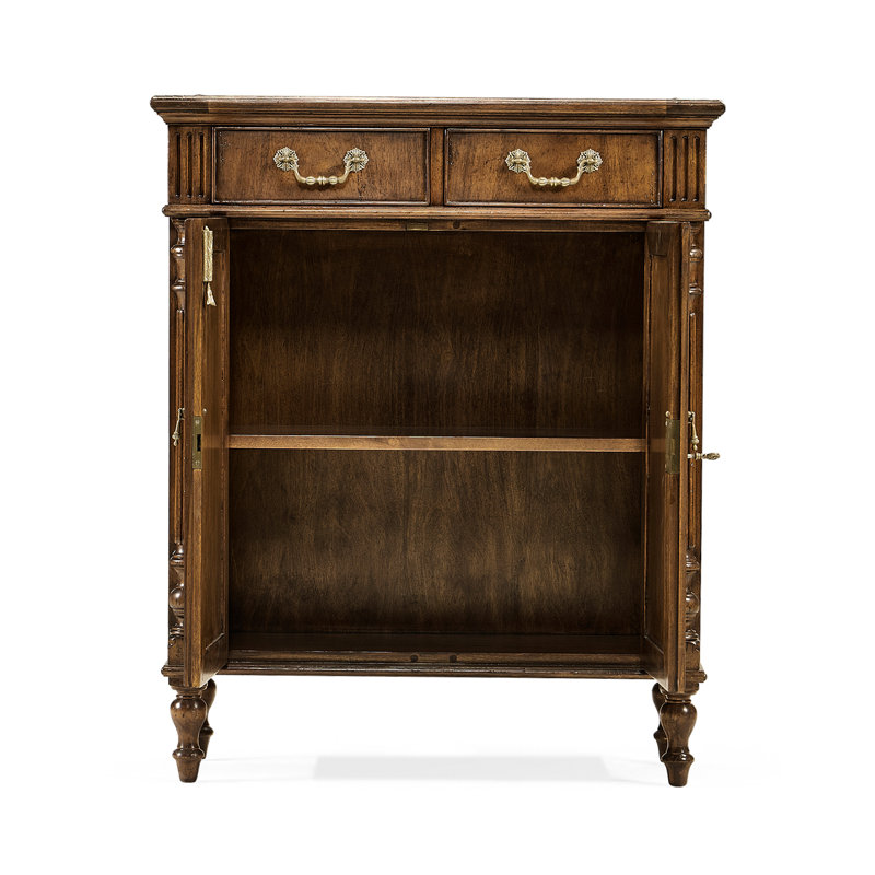 Country Farmhouse Solid Wood Accent Cabinet