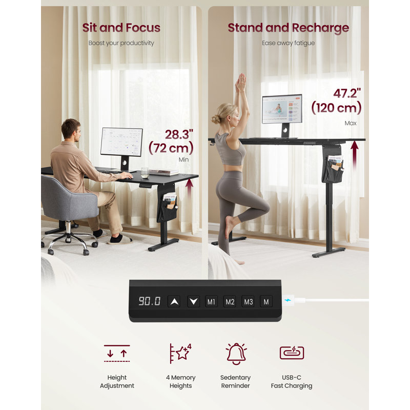 Steel Particle Board / Chipboard Standing Desk Converter