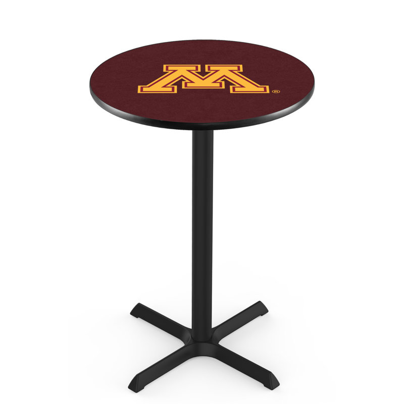 Round Metal Base Dining Table, University of Minnesota