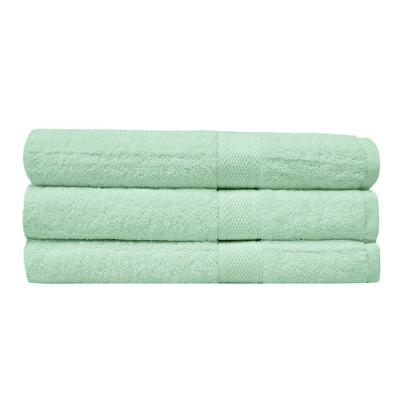 Jauregui Cotton Midweight Bath Sheet, Aqua