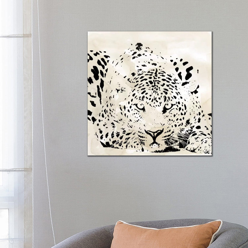 «Leopard Spot III» par Carol Robinson, impression sur toile tendue, H 12 po x l 12 po x P 0,75 po