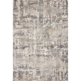 Conroy Abstract Grey Area Rug