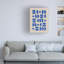 Œuvre d'art sur toile bolologia Elena Ristova Aspectratio Indigo-105666303