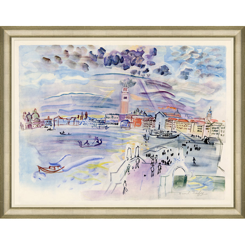 «San Marco Venice», peinture sur papier encadrée