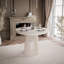 Extendable Metal Base Dining Table-1711709735