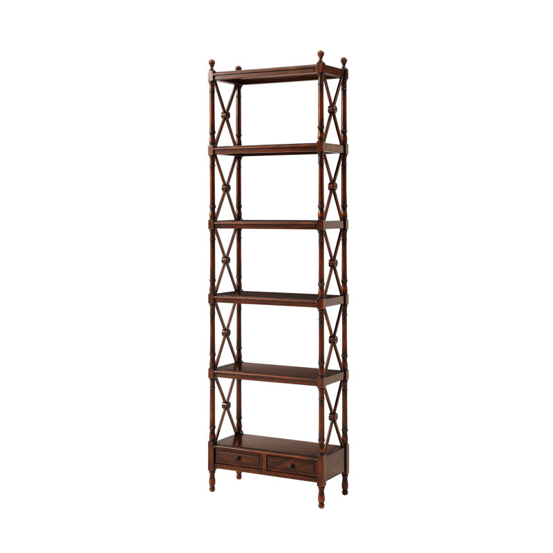 Étagère à livres en bois massif Essential H 73,5 "x l 22"