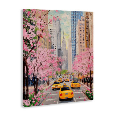 New York in Spring Canvas, design by LSR Design Studio