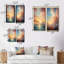 «Ocean Sunset Celestial Symphony», 2 pièces-861526414-861526413
