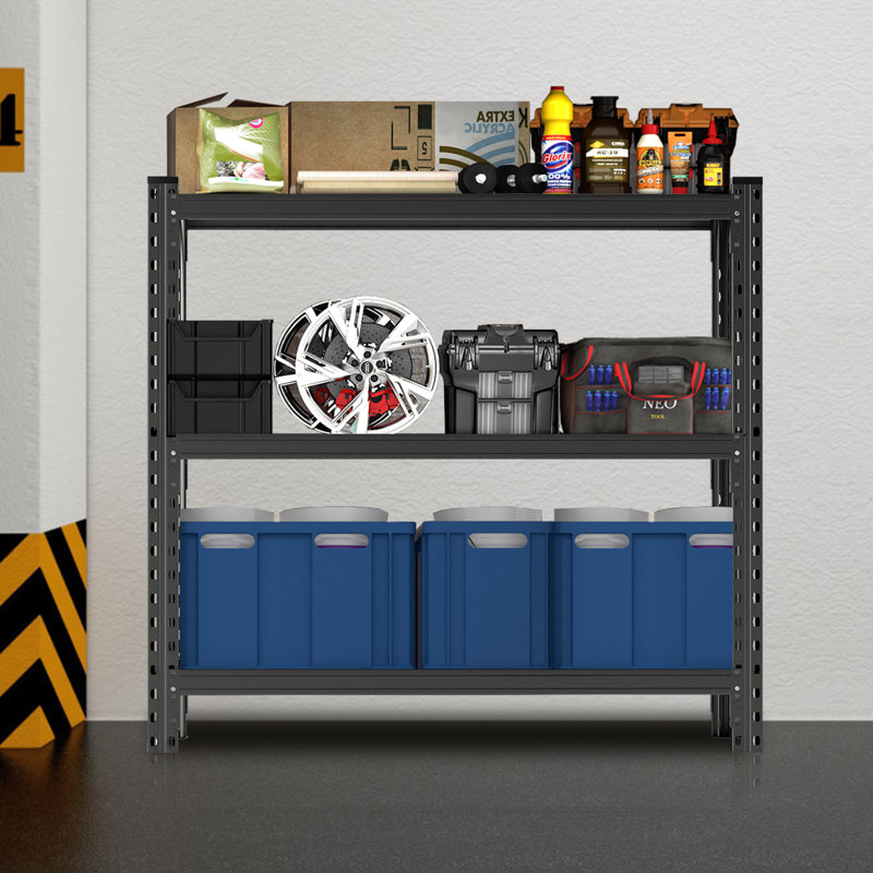 Industrial Shelving Rack , (3 Shelves) 47.3"H x 51.2"W x 23.6"D