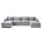 Kyna 6 - Piece Slipcovered Sectional-335952241