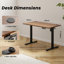 Electric Height Adjustable Home Office Standing Desk-1802305438-1802305425-1802322868
