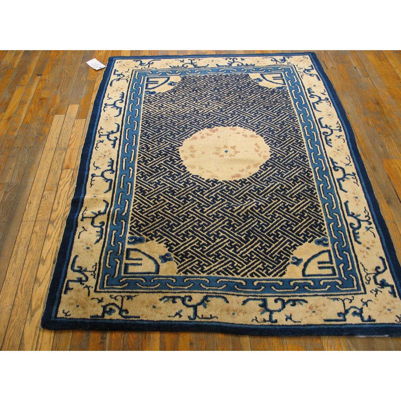Antique Peking Chinese Ivory 1900s Rug