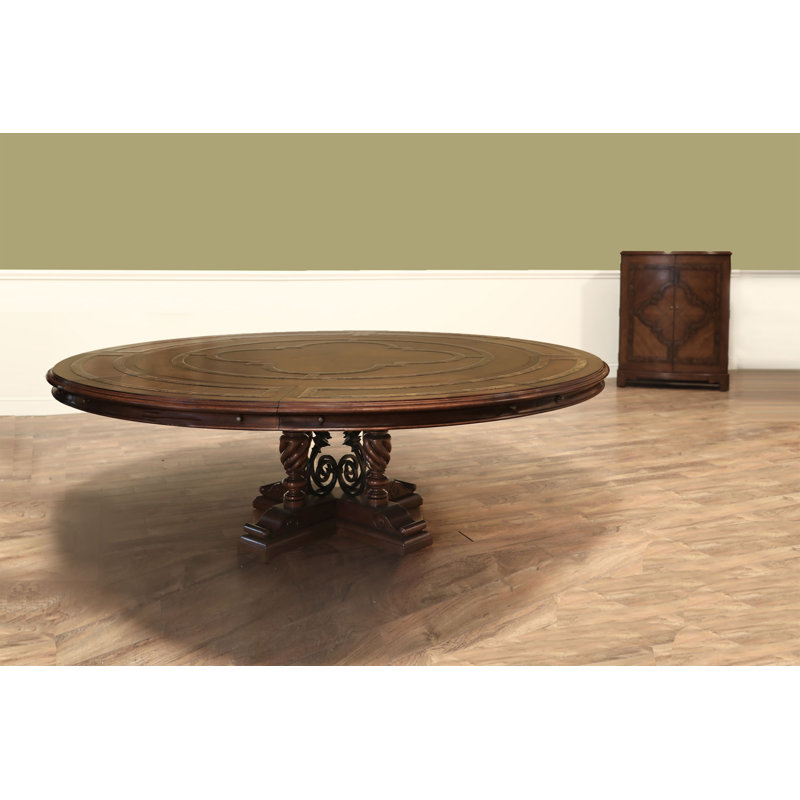 Round Solid Wood Dining Table