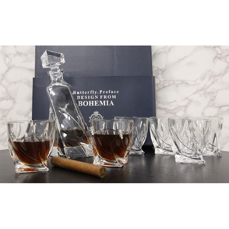 Ensemble de verres à boire 7 pièces Thura Whiskey Scotch Brandy