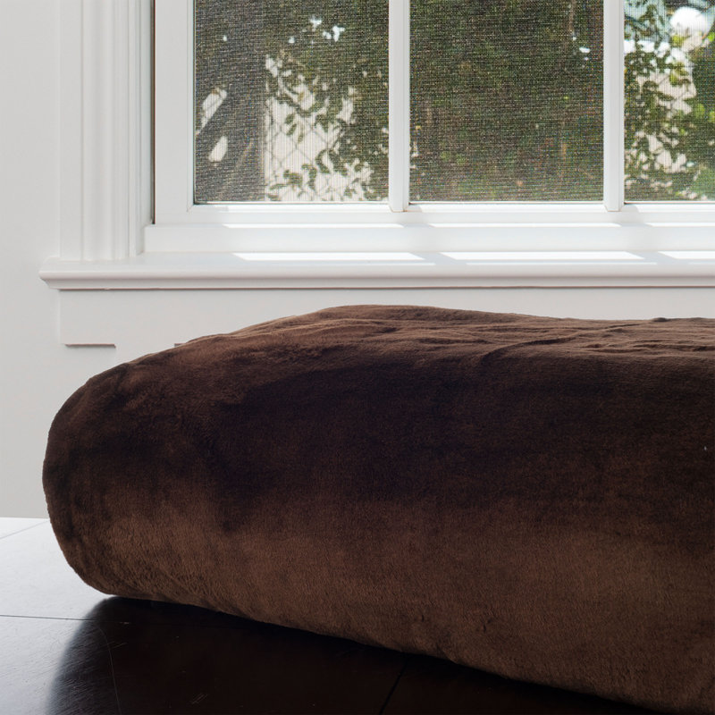 Thick Plush Mink Blanket, Coffee