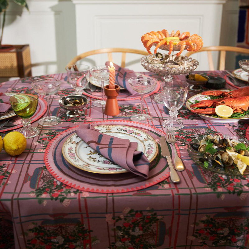 6 Napkins Mussels from Brussels Offcut Version