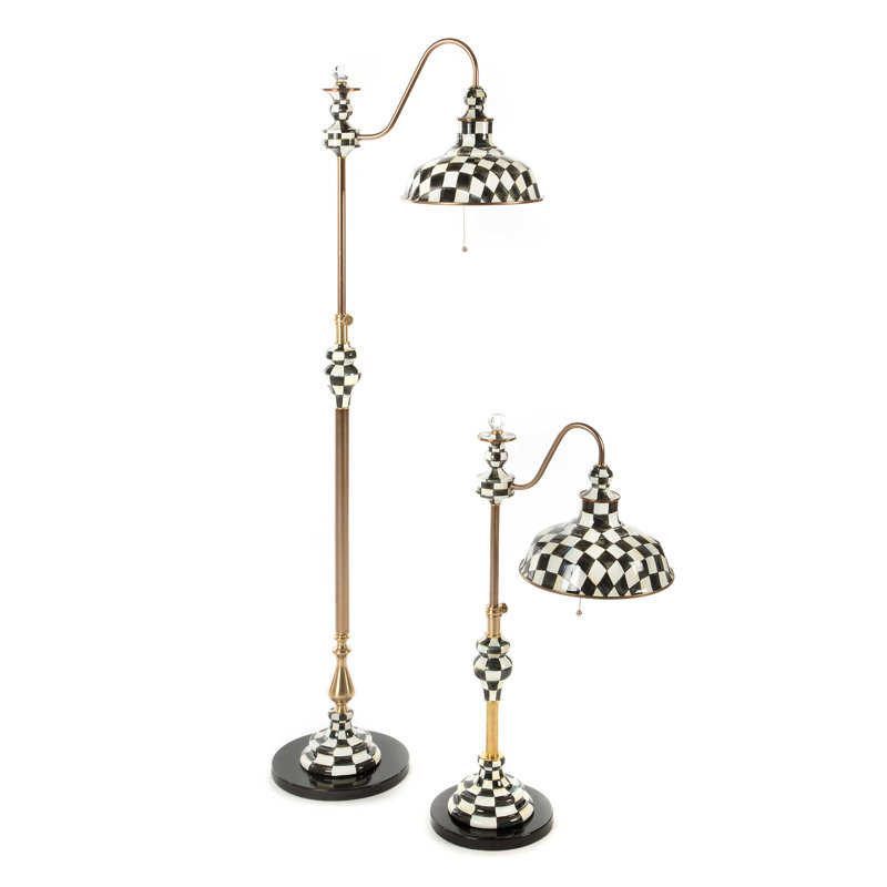 Courtly Check Farmhouse Floor Lamp